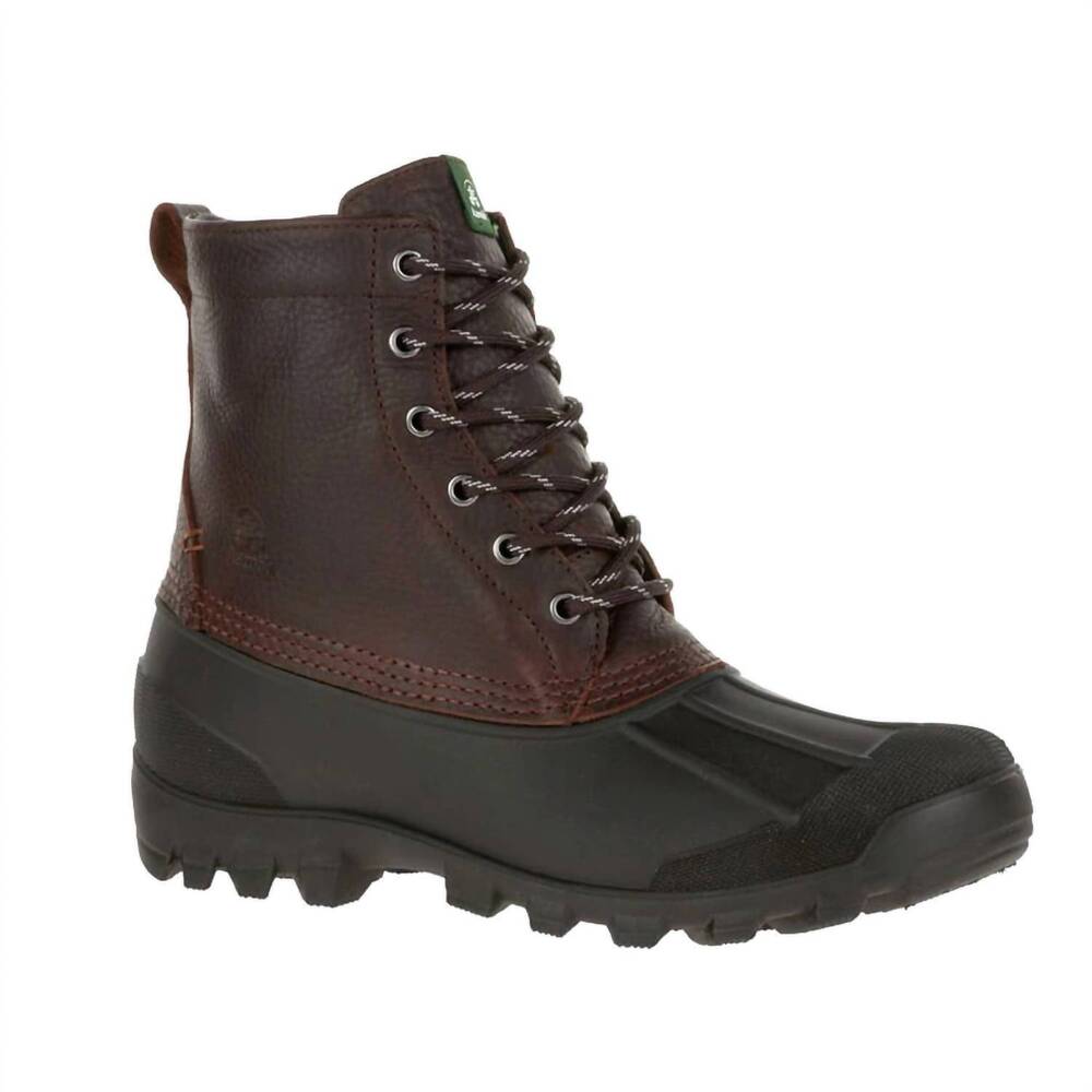 NEW KAMIK men's hudson 6 boot in dark brown